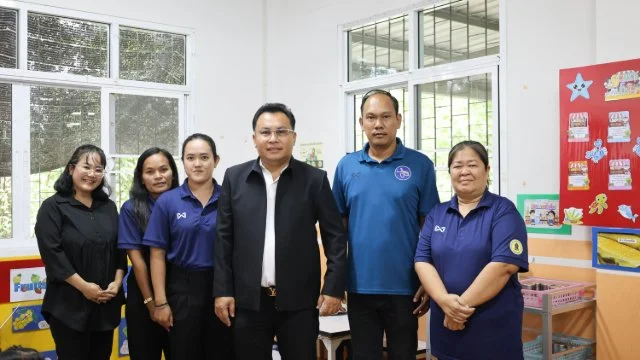 ลงพื้นที่ตรวจสอบและประเมินผลการดำเนินโครงการอาหารกลางวันเทศบาลตำบลพลับพลานารายณ์