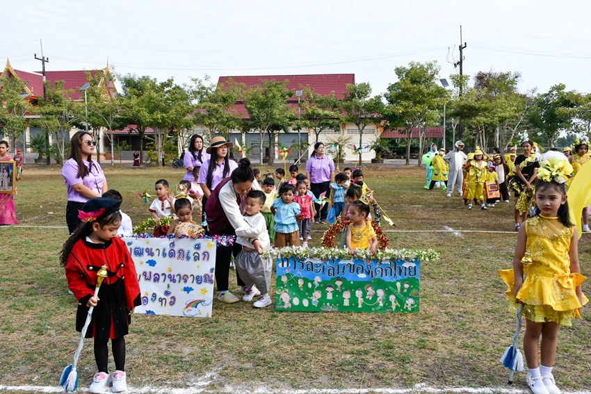 พิธีเปิดการแข่งขันกีฬาสีโรงเรียนวัดทองทั่วฯ ประจำปีการศึกษา 2566 “ทองทั่ว เกมส์”