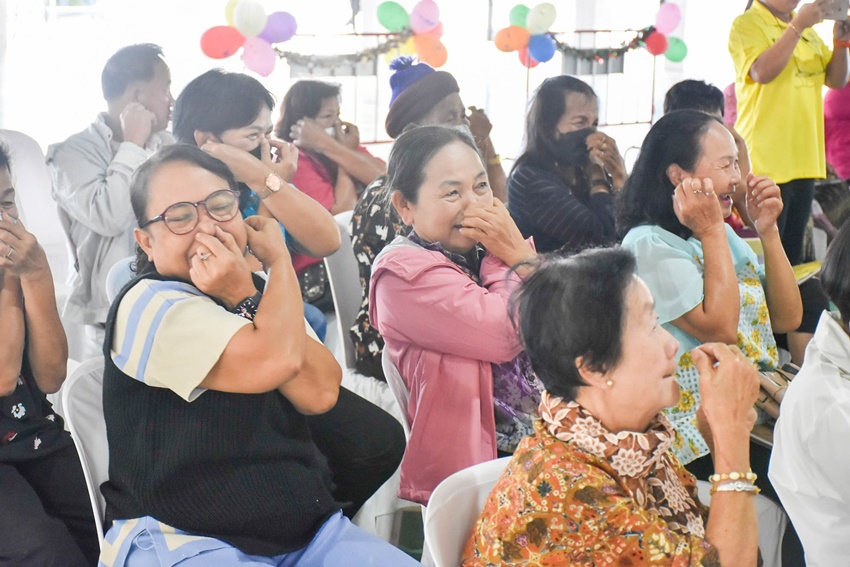 กิจกรรมสร้างเสริมสุขภาวะในกลุ่มผู้สูงอายุ ตามโครงการผู้สูงอายุพลับพลานารายณ์สูงวัยอย่างมีคุณค่า